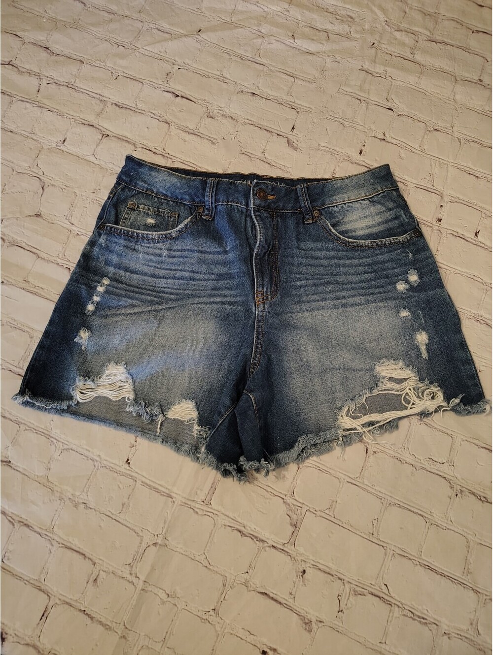 SoundStyle Vintage Reunion Distressed Denim Shorts 10